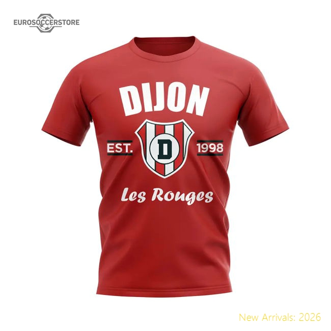 Dijon Established Football T-Shirt (Red)-Vantage Point Soccer